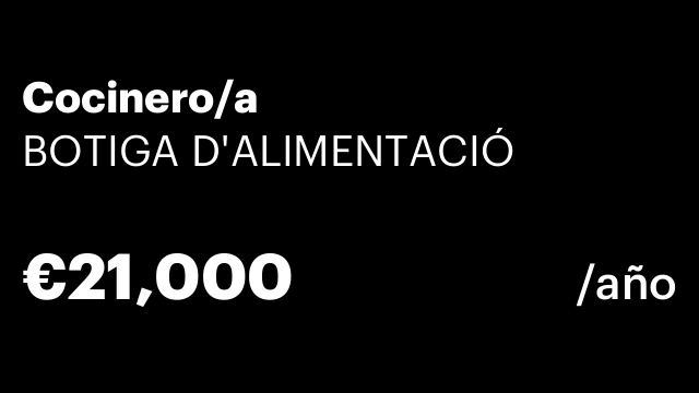 Cocinero/a
