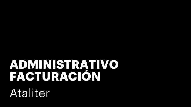 ADMINISTRATIVO FACTURACIÓN