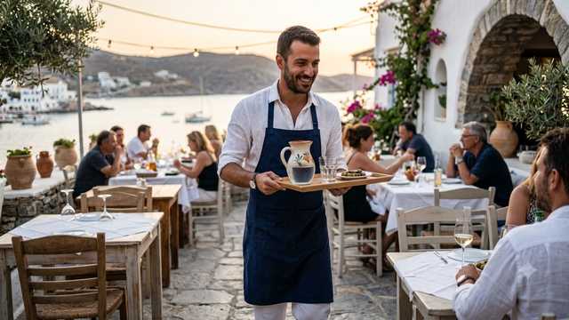 CAMARERO/A EN RESTAURANTE DE COMIDA MEDITERRANEA EN SITGES!!