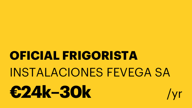 OFICIAL FRIGORISTA