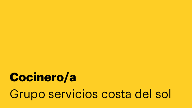 Cocinero/a