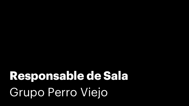 Responsable de Sala