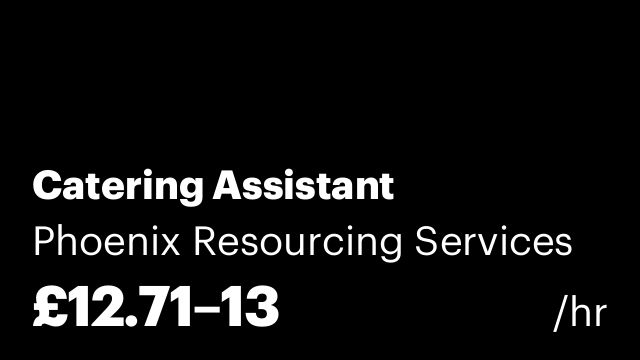 Catering Assistant