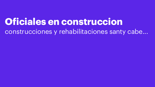Oficiales en construccion