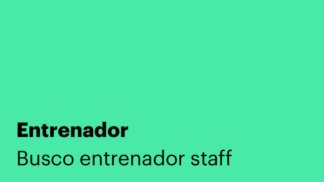 Entrenador