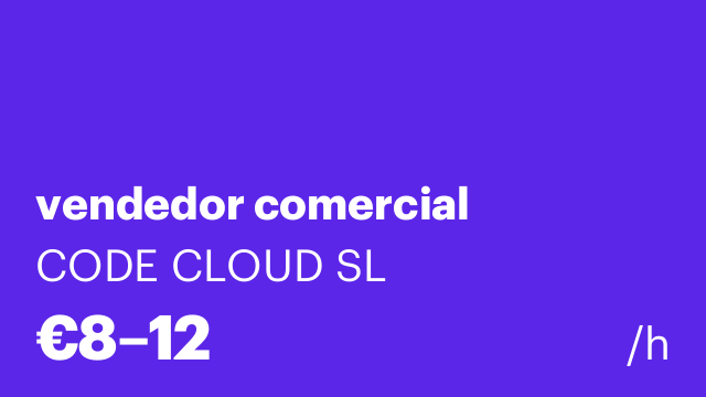 vendedor comercial