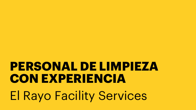 PERSONAL DE LIMPIEZA CON EXPERIENCIA MERCALENCIA