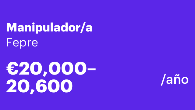Manipulador/a