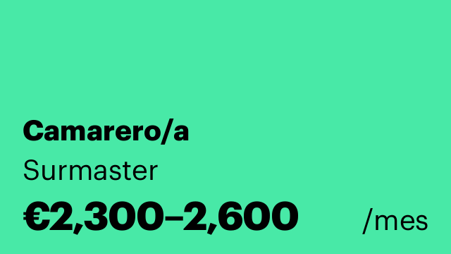 Camarero/a