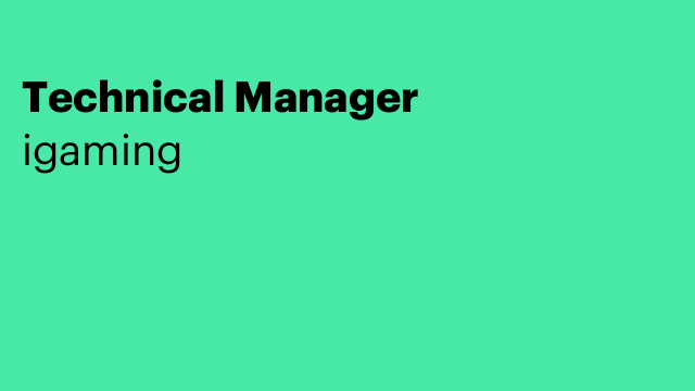 Technical Manager