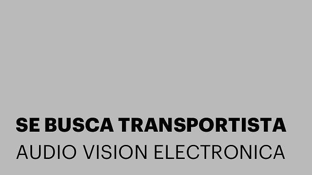 SE BUSCA TRANSPORTISTA
