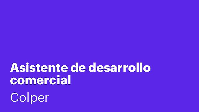 Asistente de desarrollo comercial