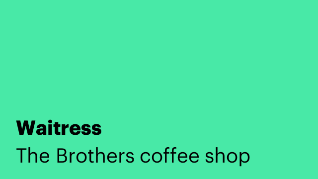 Waitress