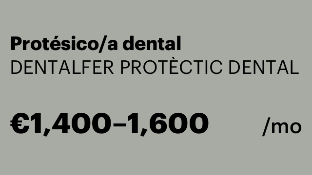 Protésico/a dental