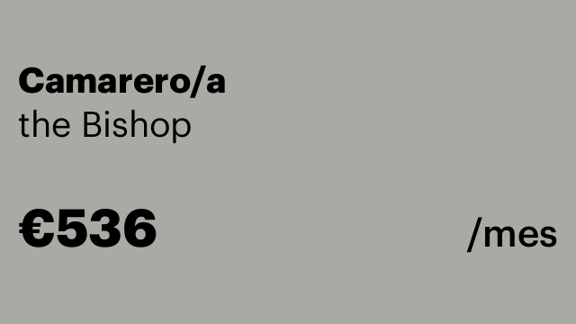 Camarero/a