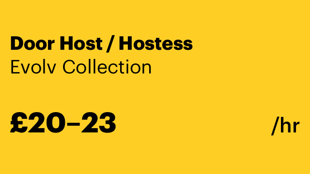 Door Host / Hostess