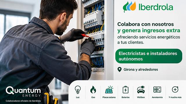 Electricistas e instaladores autónomos – Ingresos extras Iberdrola