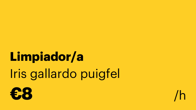 Limpiador/a