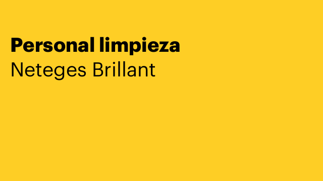Personal limpieza