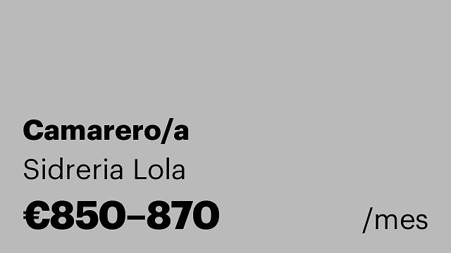 Camarero/a