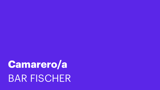 Camarero/a