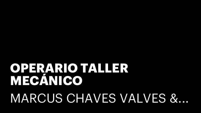 OPERARIO TALLER MECÁNICO