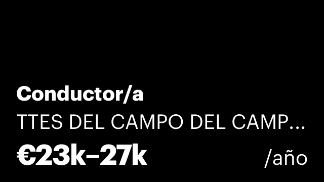 Conductor/a