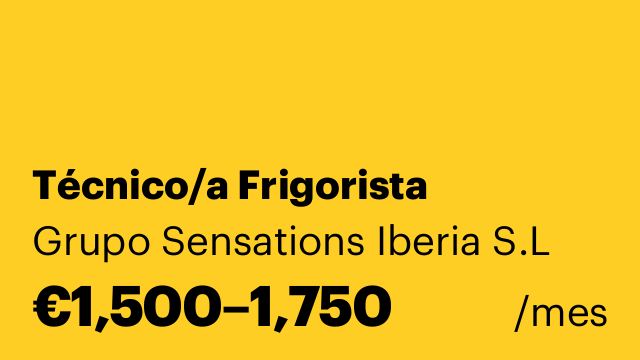 Técnico/a Frigorista