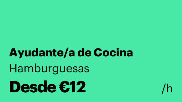 Ayudante/a de Cocina