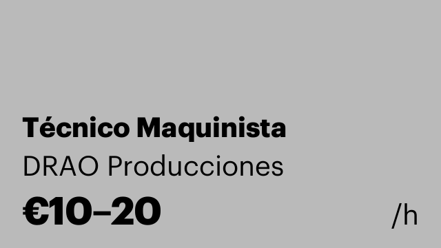 Técnico Maquinista
