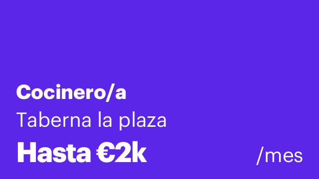Cocinero/a
