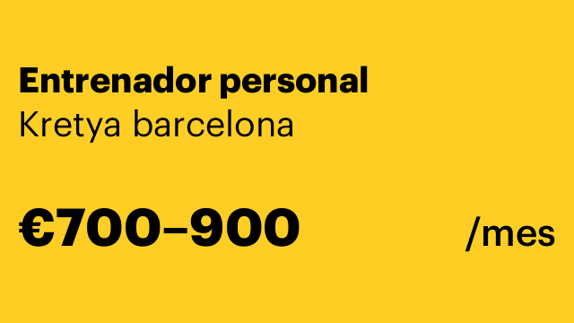 Entrenador personal
