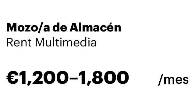 Mozo/a de Almacén