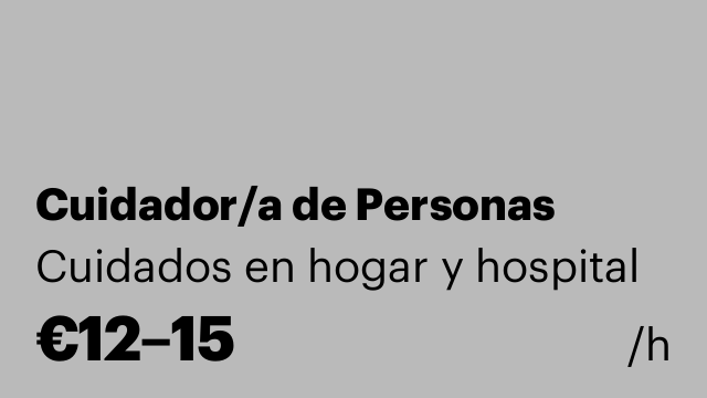 Cuidador/a de Personas