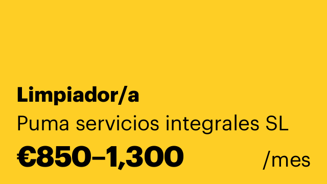 Limpiador/a