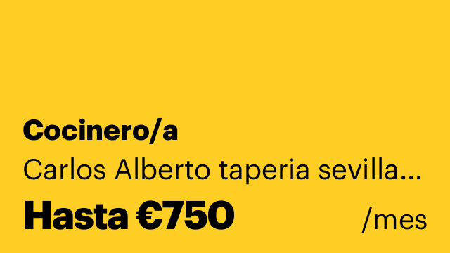 Cocinero/a