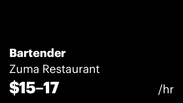 Bartender