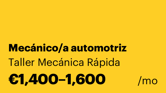 Mecánico/a automotriz