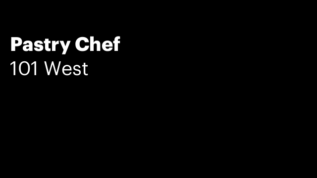 Pastry Chef