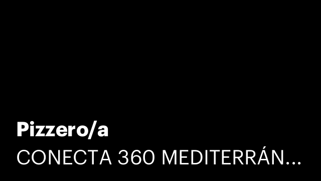 Pizzero/a
