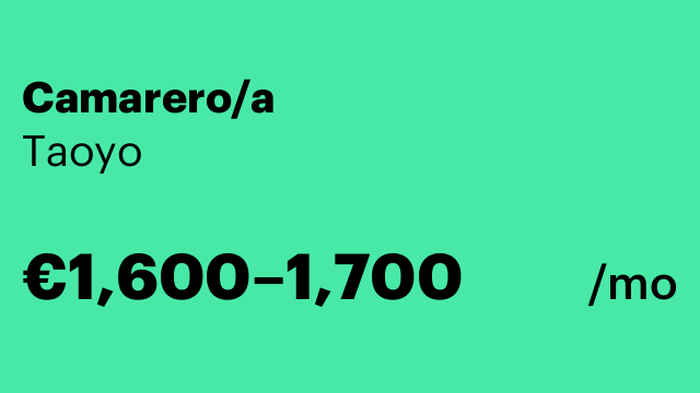 Camarero/a