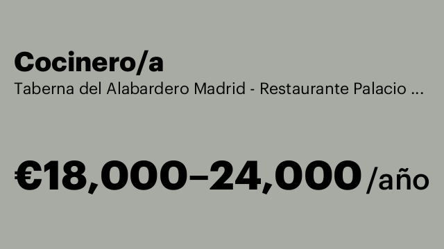 Cocinero/a