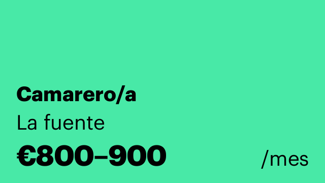 Camarero/a