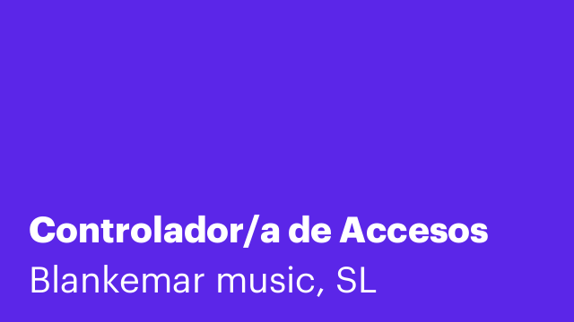 Controlador/a de Accesos