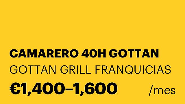 CAMARERO 40H GOTTAN