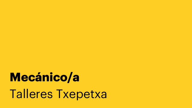Mecánico/a