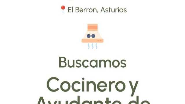 Ayudante/a de Cocinero/a.Cocinero