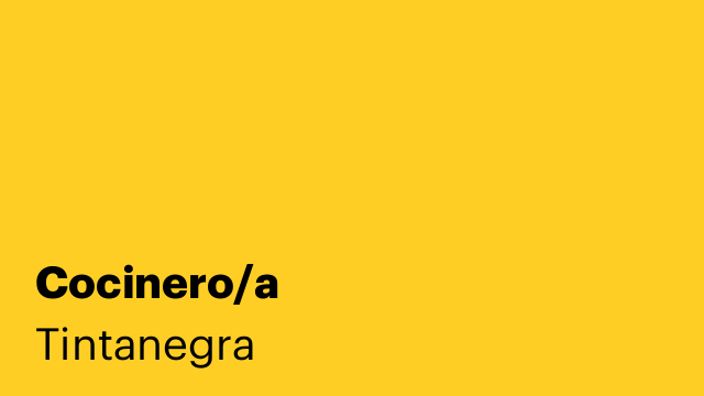 Cocinero/a