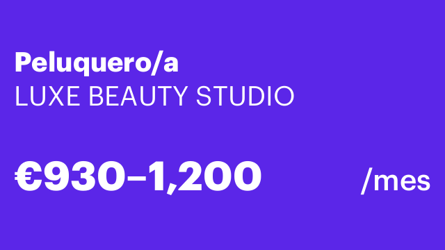 Peluquero/a