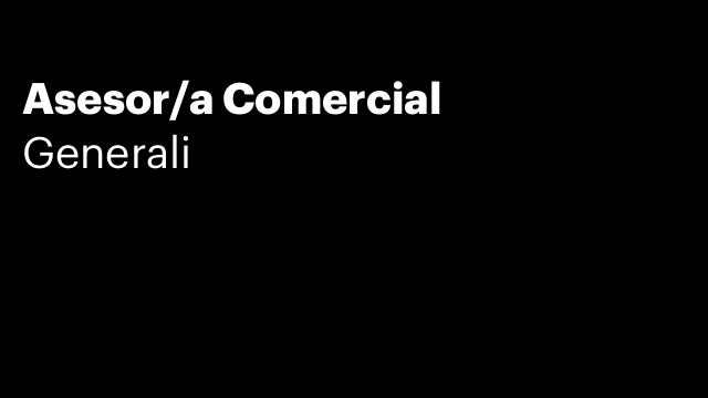 Asesor/a Comercial